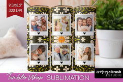Folk Flowers Photo Tumbler PNG - Floral Picture Tumbler Wrap Product Image 1
