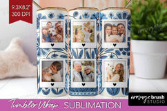 Folk Flowers Photo Tumbler PNG - Floral Picture Tumbler Wrap Product Image 1