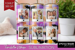 Halloween Photo Tumbler PNG - Spooky Picture Tumbler Wrap Product Image 1