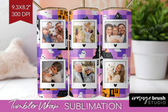 Halloween Photo Tumbler PNG - Spooky Picture Tumbler Wrap Product Image 1