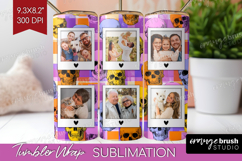 Halloween Photo Tumbler PNG - Spooky Picture Tumbler Wrap Product Image 1
