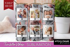 Rose Photo Tumbler PNG - Floral Picture Tumbler Wrap Product Image 1