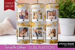 Rose Photo Tumbler PNG - Floral Picture Tumbler Wrap Product Image 1