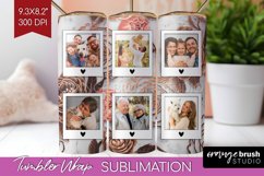 Rose Photo Tumbler PNG - Floral Picture Tumbler Wrap Product Image 1