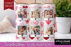 Heart Pattern Photo Tumbler PNG - Valentines Day Picture Product Image 1