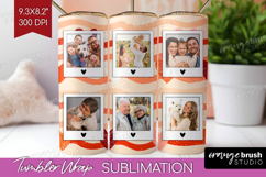 Heart Pattern Photo Tumbler PNG - Valentines Day Picture Product Image 1