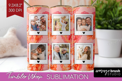 Heart Pattern Photo Tumbler PNG - Valentines Day Picture Product Image 1