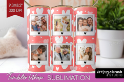 Heart Pattern Photo Tumbler PNG - Valentines Day Picture Product Image 1
