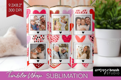 Heart Pattern Photo Tumbler PNG - Valentines Day Picture Product Image 1