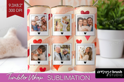 Heart Pattern Photo Tumbler PNG - Valentines Day Picture Product Image 1