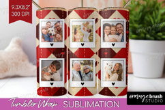Heart Pattern Photo Tumbler PNG - Valentines Day Picture Product Image 1