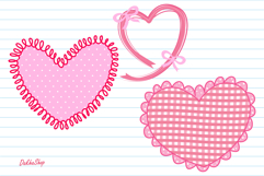 Valentine PNG, Hand Drawn Coquette Valentine Frame PNG Product Image 4