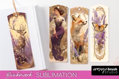 Vintage Scrapbook Bookmark Sublimation - Ephemera Bookmarks Product Image 1