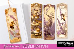 Vintage Scrapbook Bookmark Sublimation - Ephemera Bookmarks Product Image 1