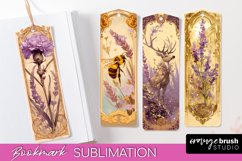 Vintage Scrapbook Bookmark Sublimation - Ephemera Bookmarks Product Image 1