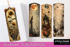 Vintage Halloween Bookmark - Printable Scrapbook Bookmarks Product Image 1
