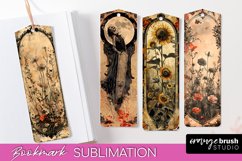 Vintage Halloween Bookmark - Printable Scrapbook Bookmarks Product Image 1