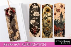 Vintage Halloween Bookmark - Printable Scrapbook Bookmarks Product Image 1