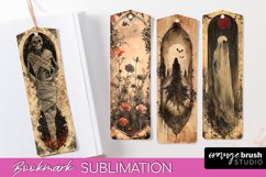 Vintage Halloween Bookmark - Printable Scrapbook Bookmarks Product Image 1