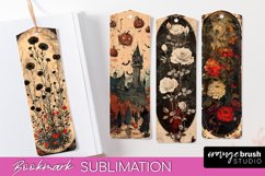 Vintage Halloween Bookmark - Printable Scrapbook Bookmarks Product Image 1