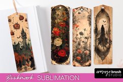 Vintage Halloween Bookmark - Printable Scrapbook Bookmarks Product Image 1