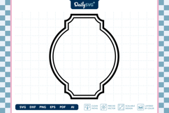 Vintage Label Frame SVG Product Image 1