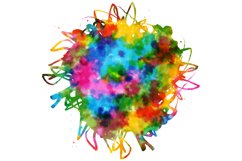 Watercolor Sublimation Designs. Product Image 6