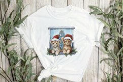 Winter Family Animals Tiger Sublimation Product Image 2