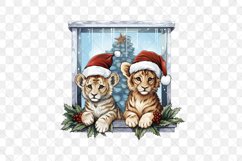 Winter Family Animals Tiger Sublimation Product Image 3