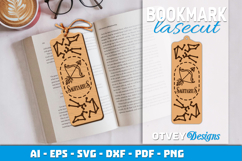 Zodiac Bookmark Lasercut | Bookmark Design Lasercut BUNDLES Product Image 4