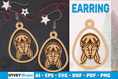 Zodiac Earring Lasercut | Earring Design Lasercut BUNDES 12 Product Image 8