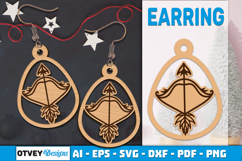 Zodiac Earring Lasercut | Earring Design Lasercut BUNDES 12 Product Image 11