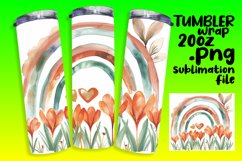 Stunning Rainbow 20oz Tumbler Wrap Design Product Image 1