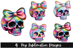 4 Halloween Skull PNG | Spooky Season Png Product Image 1