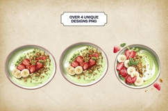 Matcha Smoothie Clipart 4 PNG Product Image 2