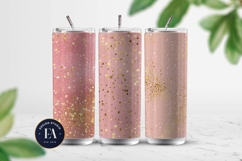 Pink Gold Shimmer Digital Paper, Glitter Texture Product Image 2