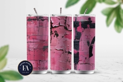 Pink Peeling Paint Texture | Distressed Wall Background Product Image 2