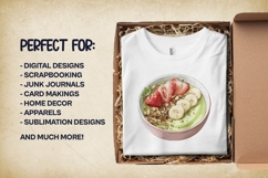 Matcha Smoothie Clipart 4 PNG Product Image 3