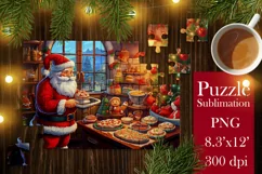 Christmas Puzzles PNG |Kids Puzzles Sublimation 3 Product Image 3