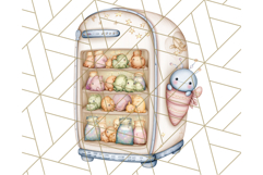 Kawaii Space Vehicles Clipart PNG, Cute Sci-Fi Tech Clip Art Product Image 2