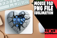 Dreamy Love Sublimation Mousepad Design Product Image 1