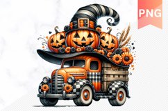 Halloween Gnome And Pumpkin Sublimation - Clipart PNG Bundle Product Image 9
