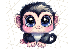 Jungle Creatures Kawaii Clipart PNG, Cute Rainforest Animal Product Image 2
