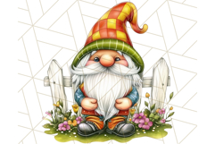 Summer Garden Gnomes Clipart PNG, Summer Country Gnomes Png Product Image 2