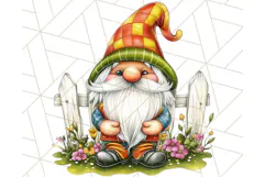 Summer Garden Gnomes Clipart PNG, Summer Country Gnomes Png Product Image 2