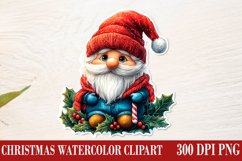 Christmas Gnome Clipart, Winter Clipart Product Image 1