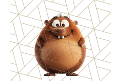 Chunky Kawaii Woodland Critters PNG Clipart, Cute Animals Product Image 2
