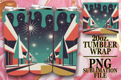 Radiant spirits 20oz tumbler wrap, Winter Product Image 1