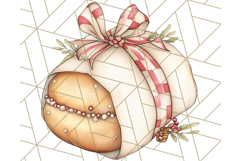Christmas Cottagecore Kitchen Clipart PNG, Holiday Decor Product Image 2