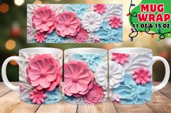 Icy Elegance Christmas Mug Sublimation | 11oz &amp; 15oz Product Image 1